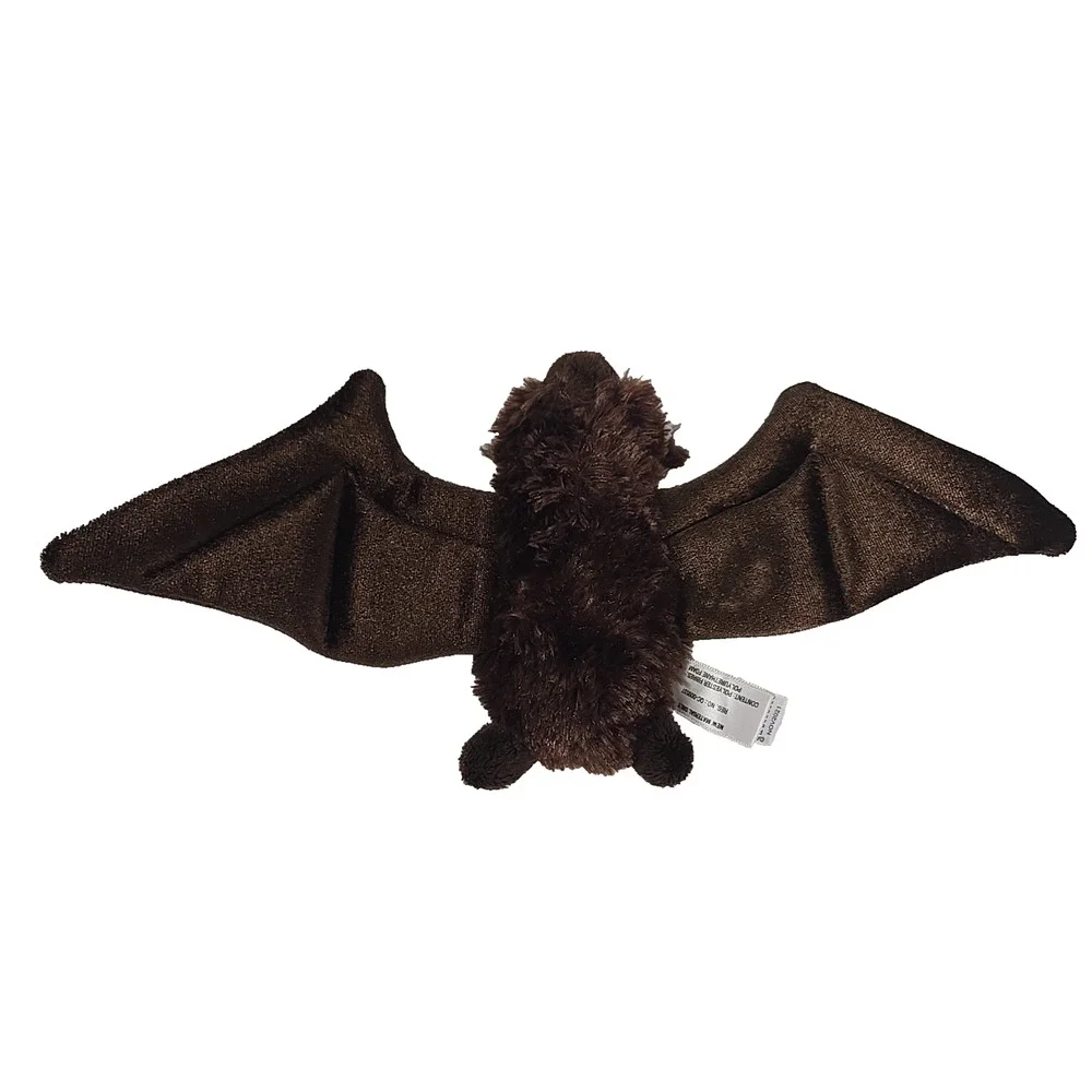 Aurora World 2021 Bat Mini Flopsie Brown Plush Stuffed Toy 6 Inch Halloween